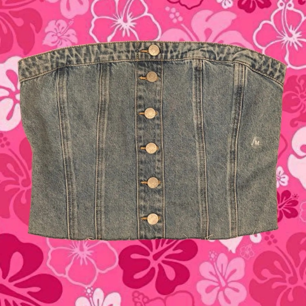 Denim top